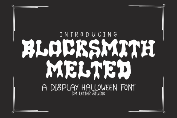 Blocksmith Melted: A Bold Display Font for Digital Design