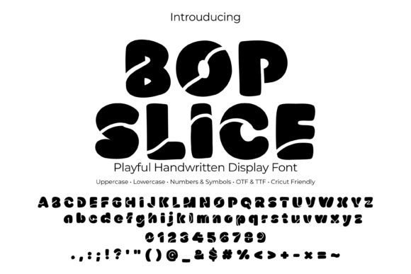 Bopslice: A Playful Display Font for Digital Branding