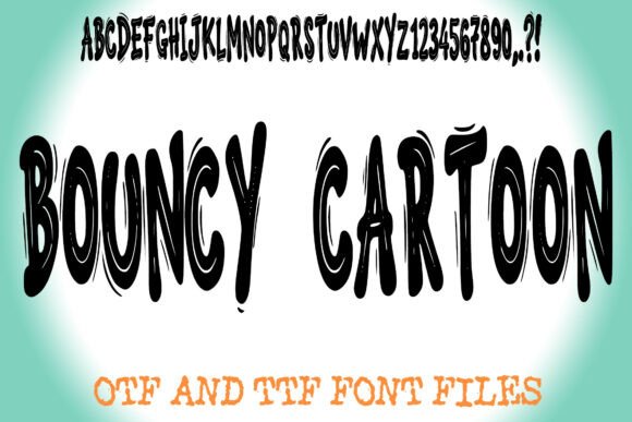 Bouncy Cartoon: A Playful Font for Editorial Design
