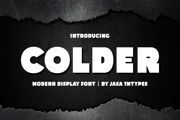 Colder: A Bold Statement in Modern Typography
