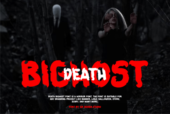 Death Bighost: A Bold Font for Crafting Fear and Finesse