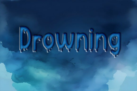 Drowning Font: A Versatile Display Typeface for Digital Design