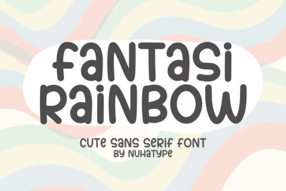Fantasi Rainbow: A Font for Whimsical Craft Projects