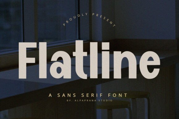 Flatline: A Versatile Display Font for Digital Design