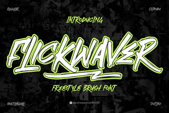 Flickwaver: A Font That Brings Your Craft to Life