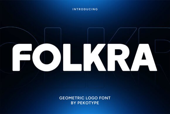 Folkra: A Modern Font for Bold Branding