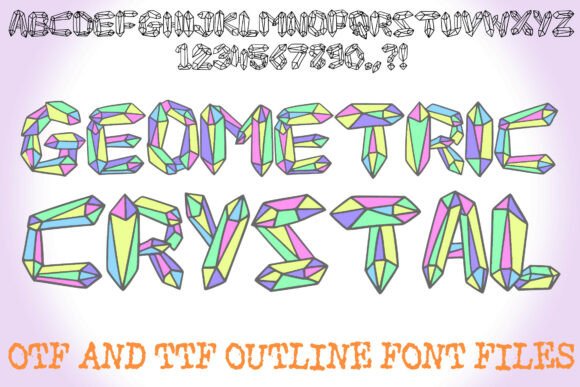 Geometric Crystal: A Font for Bold Editorial Statements
