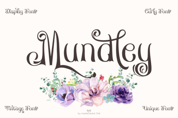 Mundley Regular: A Timeless Display Font for Editorial Design