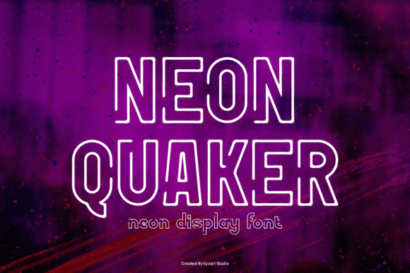 Neon Quaker: A Bold Glow for Branding