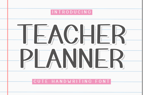 Teacher Planner: A Warm Handwritten Font for Real Branding