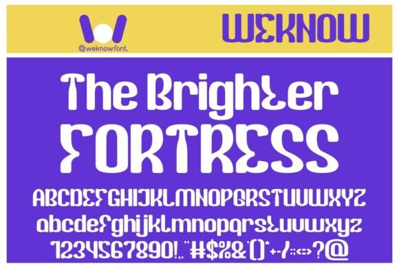 The Brighter Fortress Font: A Designer’s Take on Branding