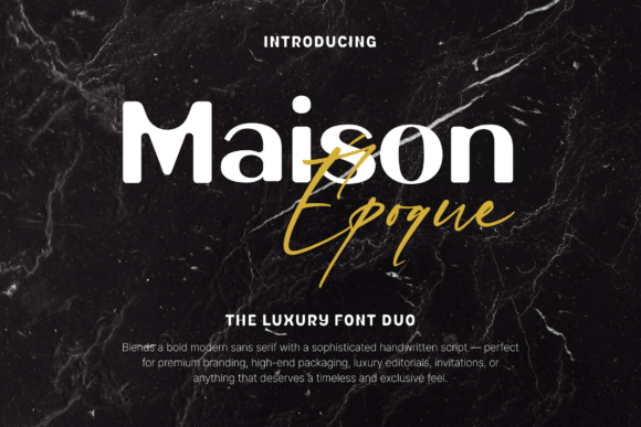 Timeless Elegance with Maison Époque Duo