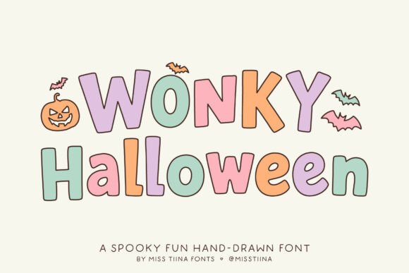 Wonky Halloween: A Spooky Font for Creative Crafters
