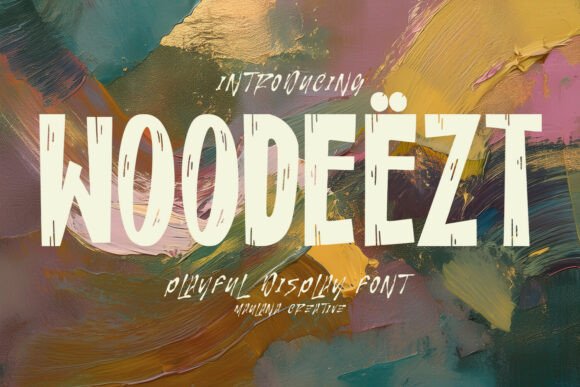 Woodeezt: A Playful Display Font for Bold Digital Campaigns